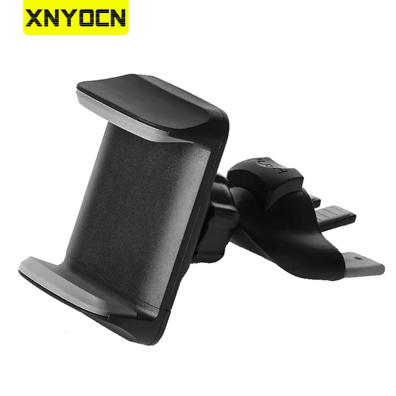 XNYOCN Universal Car Phone Holder CD Slot Stand Mount 360 Rotation Mobiltelefonhållare Stand för iPhone 8 XR XS Samsung Xiaomi