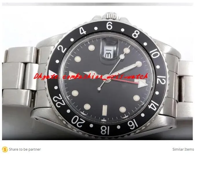 Luxury Watch Man New Bransoletka ze stali nierdzewnej 16750 Automatyczna mechaniczna męska zegarki męskie zegarki męskie