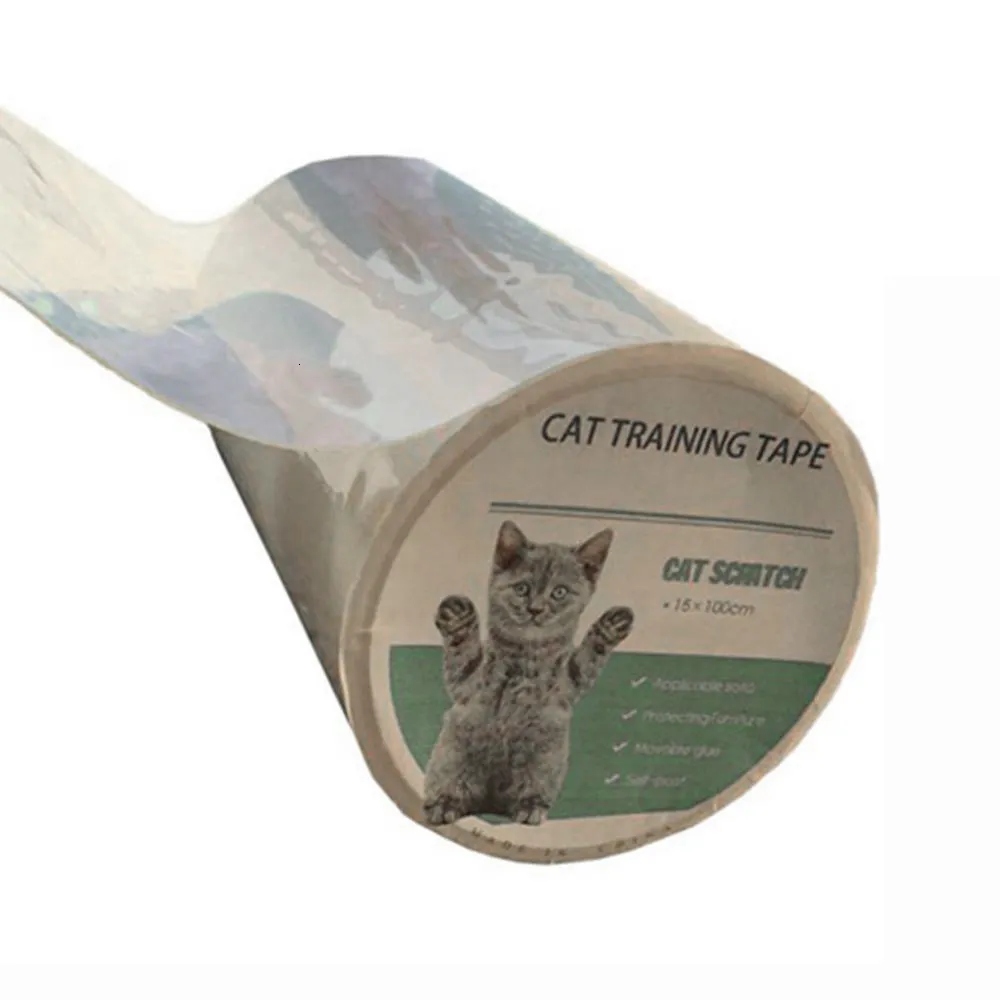 Krabpaal voor katten Meubelbeschermers Kattenkrabber Krabpaal voor katten Duurzame sticker Trainingstape Anti-huisdierkras Voetkussentjes Preventiesticker 230621