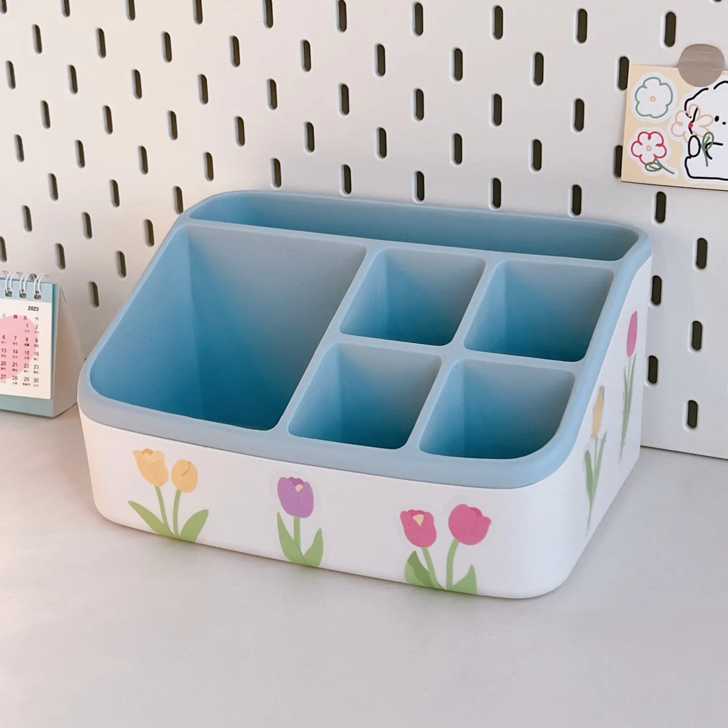 Cute Storage Organizer Kawaii Plastic Large Storage Box With Lids