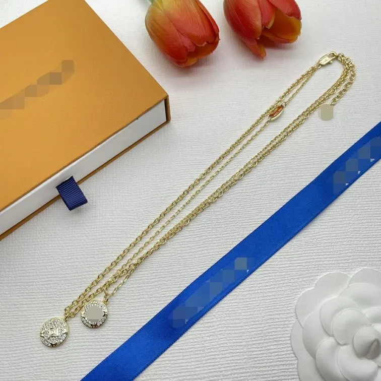 18K Gold Plated Luxury Brand Designer Pendants WOMEN Necklaces