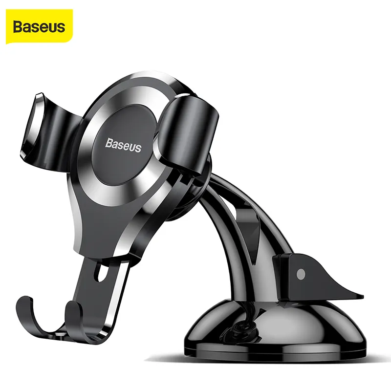 Baseus Gravity Car Phone Holder för iPhone 11 12 Pro x 8 Universal telefonhållare Bilmontering för Samsung Android Car Phone Stand