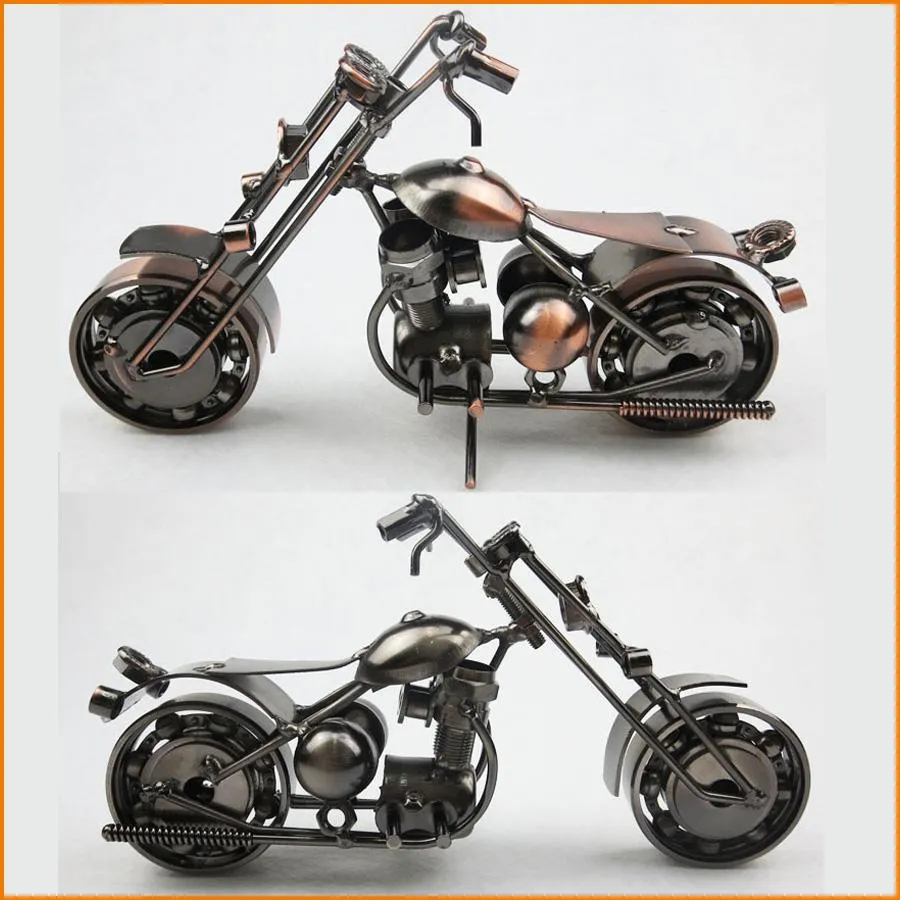 Najnowszy projekt amerykański styl żelaza sztuka metalowy harley Motorcycle Model Motorbike Modele Toys Home Decoration Akcesoria