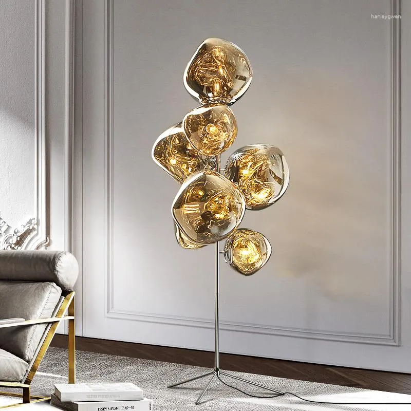 Optimized Product Title Post Modern Italian Volcanic Lava Floor Lamps