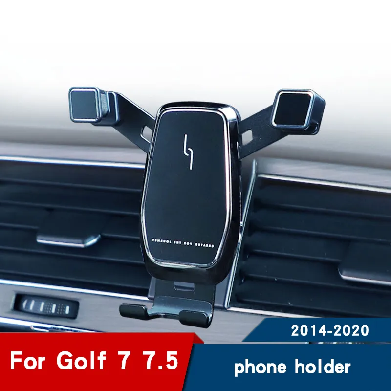 Suporte do telefone do carro para Volkswagen Golf 7 / 7.5 / Golf MK7 MK7.5 peças de modificação interior suporte do telefone 2016 2017 2018 2019