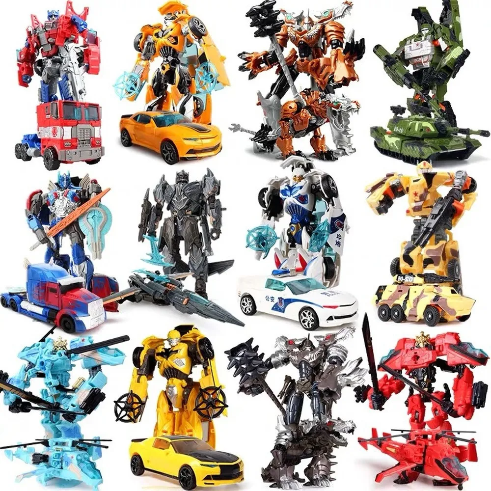 Transformatie speelgoed Robots Klassieke Transformatie Speelgoed Robot Auto Vervorming Dinosaurus Action Figure Collection Model met Geschenken Kids 230621