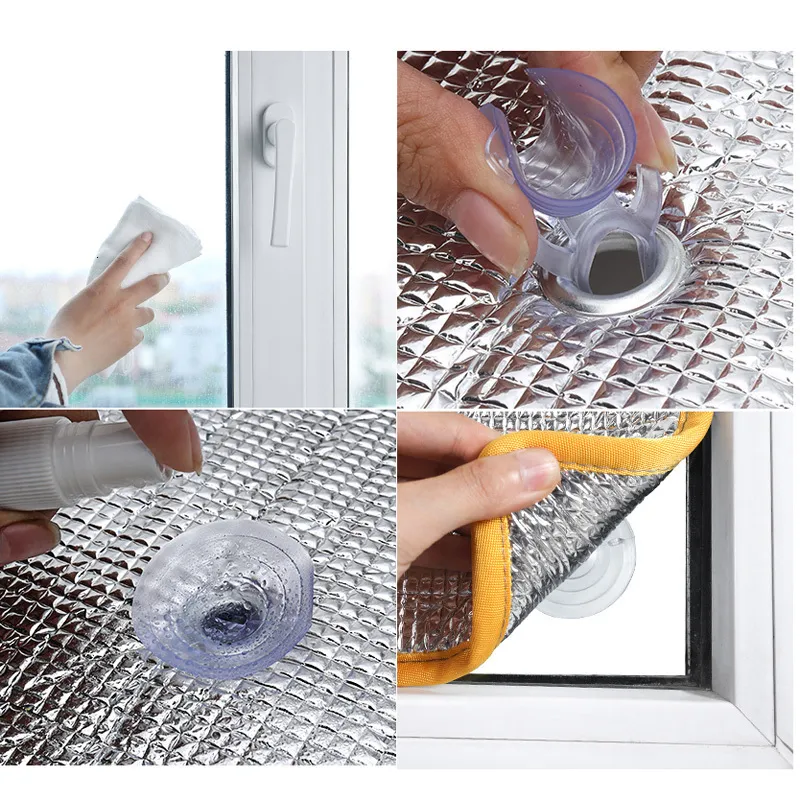 Sun Protector Room Sunshade For Windows: Reflective Aluminum Foil Sun Shade Protector Pad ...