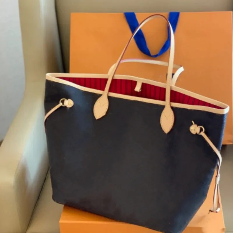 Designer Bag The Tote Bag for Woman Shopping Bag Handväska Lyxiga axelväskor Crossbody påsar Letter Clutch Purses Real Leather Fashion Floral