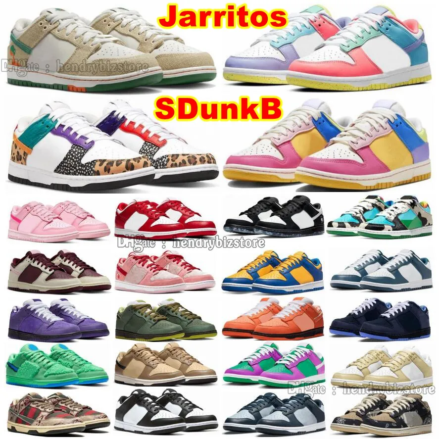 Low Jarritos Blue Lobster Orange Green Bear Loopschoenen Candy Multi Color Pctchwork Chunky Dunkys Dark DR Wood Freddy Krueger Grey Fog Panda Pigeon UNC Sneakers