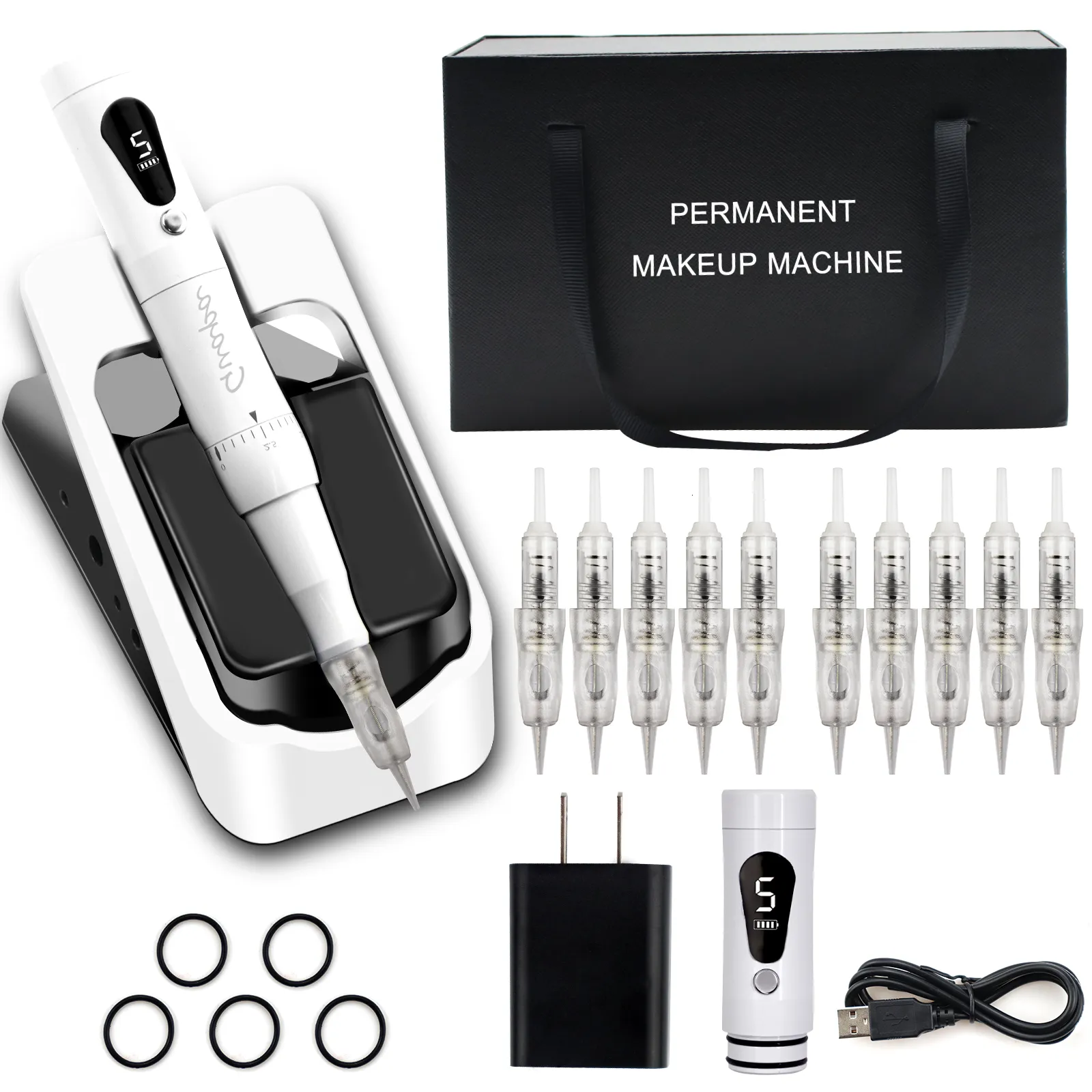 Machines voor permanente make-up arriveren Geavanceerde tattoo-pen Draadloze digitale machine voor professioneel gebruik 230621