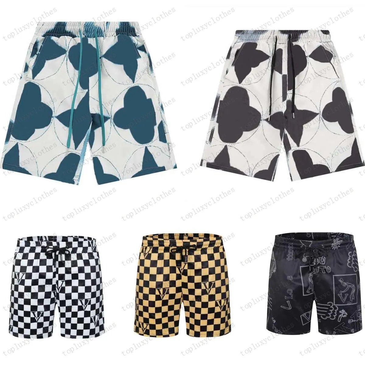 Moda masculina shorts de secagem rápida roupa de banho impressão 2022 verão board praia calças homens nadar curto tamanho M-3XL
