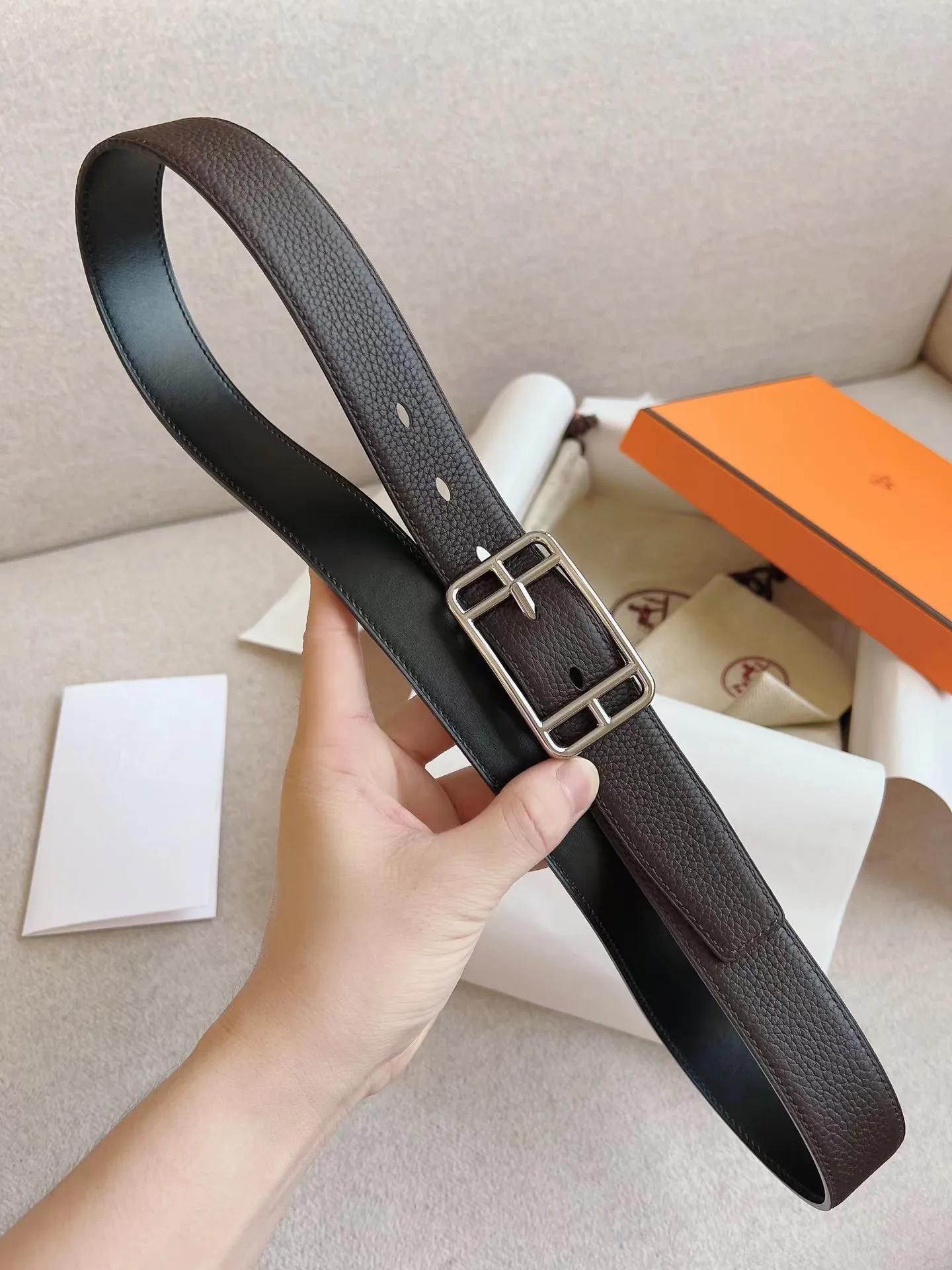 Paski projektantów klasyczny biznesowy biznes mody Casual Belt Hurtowe męskie paski damskie metalowa klamra skórzana szerokość 3,8 cm HA0191