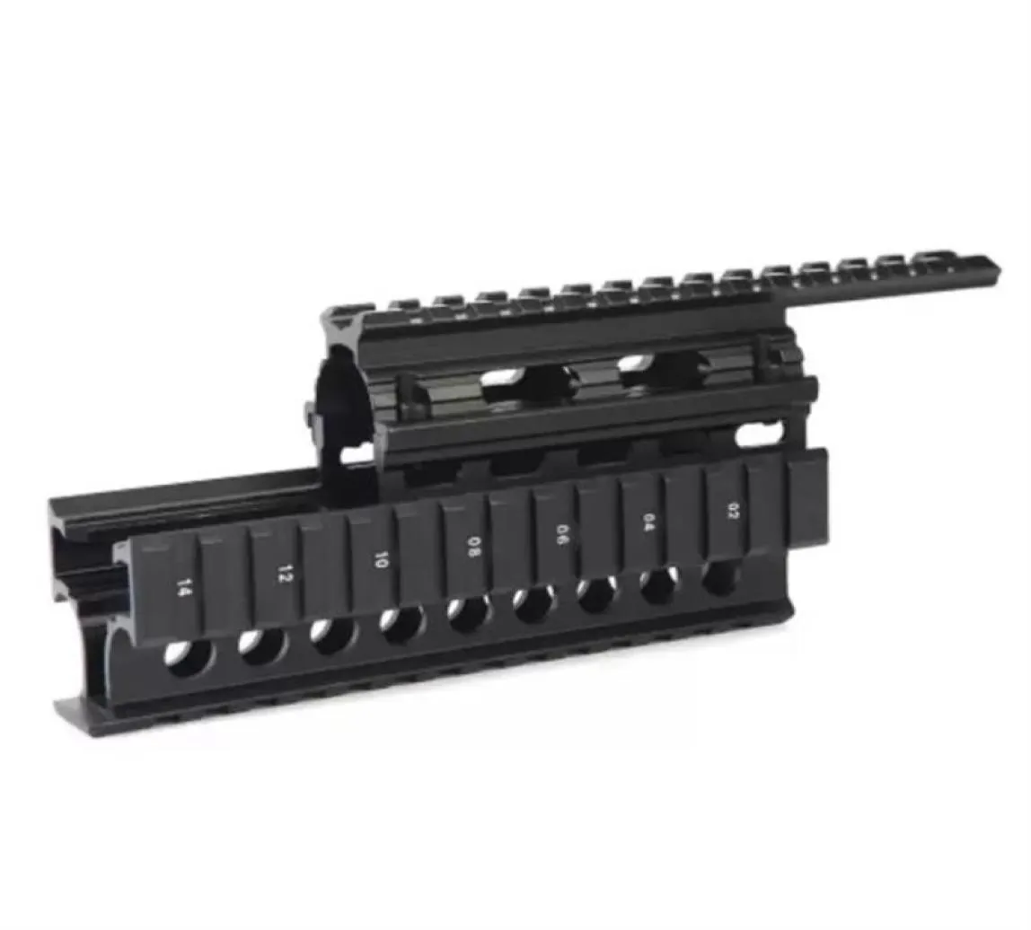 AK47 74 AKS Quad Rail Mount Handguard For Saiga With Airsoft Rifle