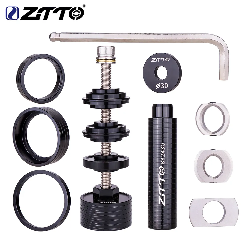 Groupes de vélo ZTTO VTT Support de pédalier de vélo Roulement Supprimer l'outil d'installation Route BB Press Fit 24mm 30mm BB86 BB30 BB92 PF30 Kit de réparation 230621