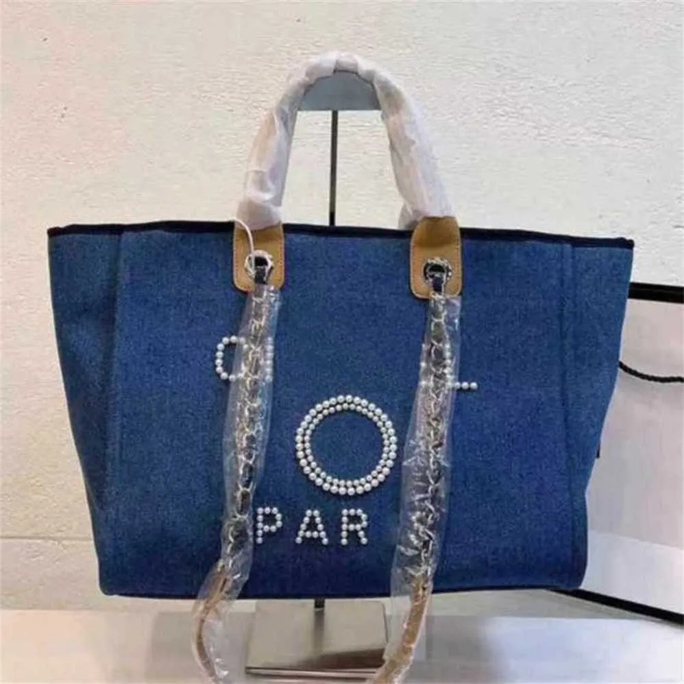 Damskie luksusowe ręczne torbę plażową haftowany płócienny łańcuch plecak wieczorne torebki Pearl Big Ladies Małe plecaki 6eMy 60% Sprzedaż punktów fabrycznych
