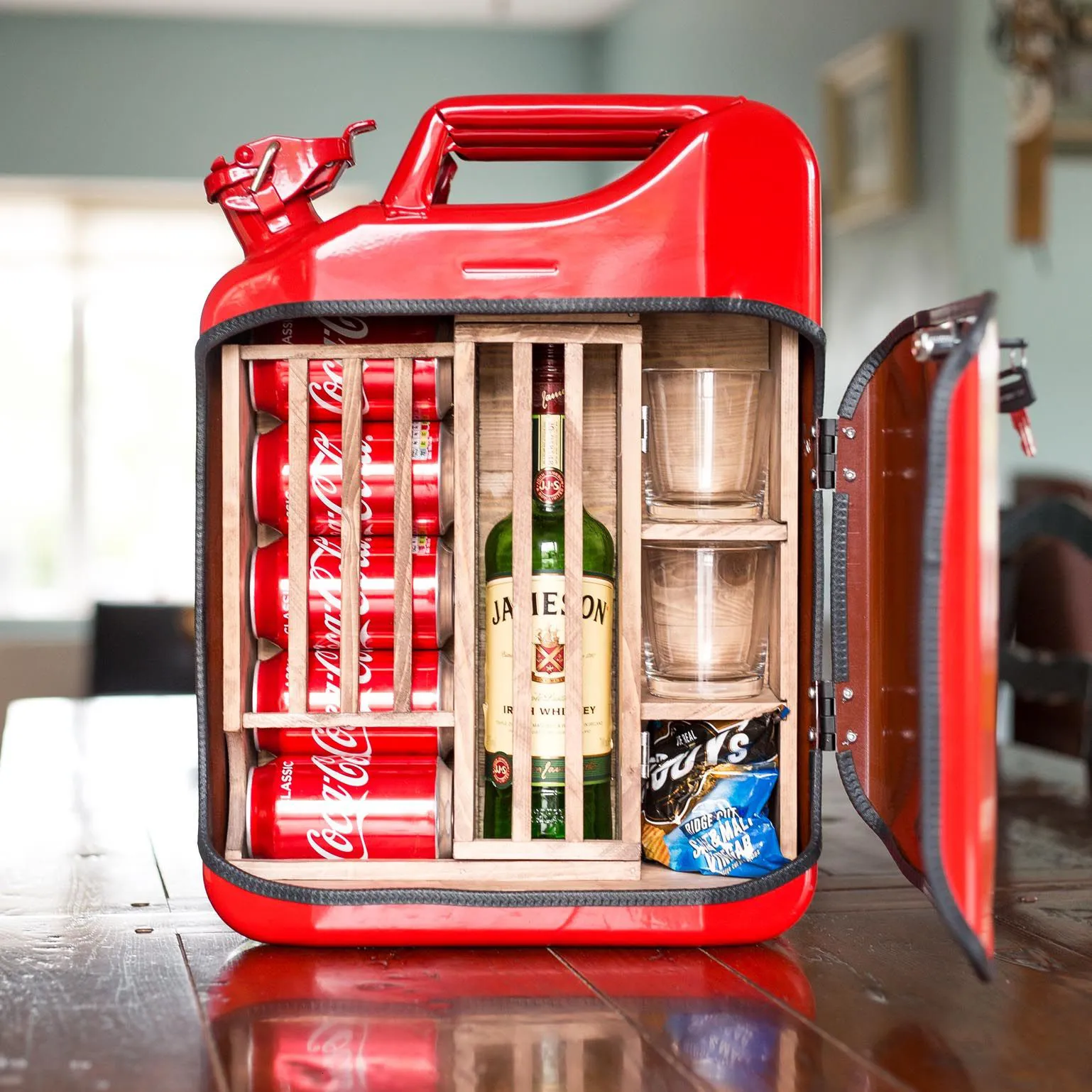 Bar Tools Jerry Can Mini Bars Bensin Barrel Wine Gift till Dad Hus Minibars Man Gifts 230621