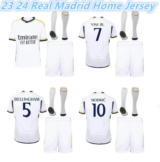 Bellingham Soccer Jerseys 23 24 KITY KITY KITATOWE VINI JR TCHOUAMENI Benzema Alaba Asensio Modric Rodrygo Fourth 2023 2024 Real Madrids Football Shirt Rozmiar 16-28