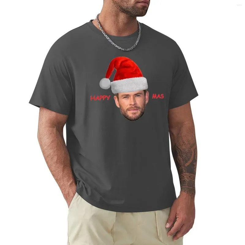 Débardeurs pour hommes Happy Chris Mas H T-Shirt Edition T-shirt Anime Chemises en coton pour hommes