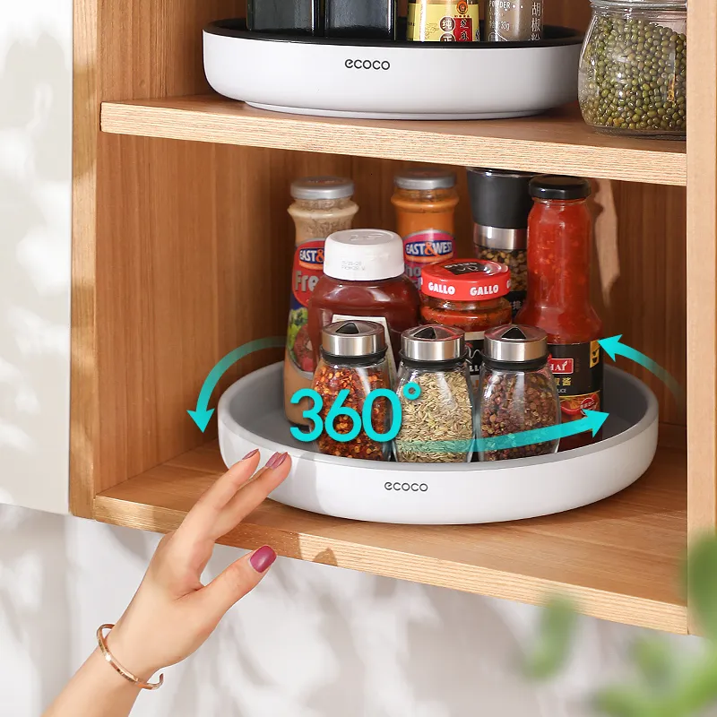 360 Rotating Spice Rack Utensil Holder Organizer For Spices Seasoning And Home Supplies Lazy Susans Kitchen Storage Tray For Bathroom Cabinets CGHN 230621 From Fan09 10.72 DHgate.Com