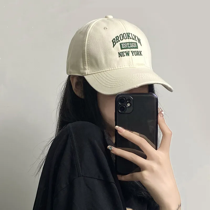 Retro Washed Cotton Neutral Baseball Cap With Letter Embroidery Adjustable  For Men And Women Hip Hop Hat For Spring And Summer Sports Style #230621  From Bian03, $9.49