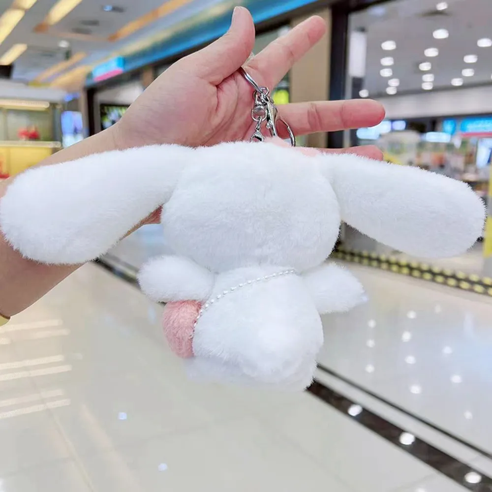 Apricot Lamb Cute Toys - Llavero Suave De Peluche De Conejo Negro Para Bolsa De Niños, Bolso, Mochila Y Bolso (conejo Negro