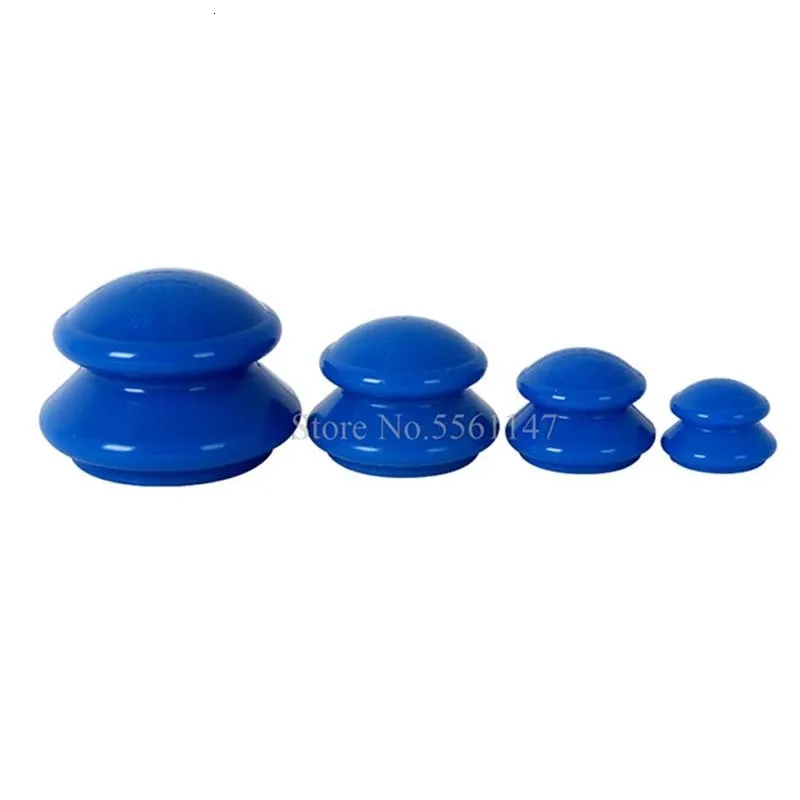 Andra massageföremål 4st 1Set Health Care Small Body Hijama Anti Cellulite Vakuum Gummi Massager Cups Healthy Therapy Massage 230621