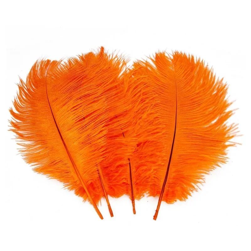 Plumes d'autruche blanches colorées de 12 à 14 pouces (30 à 35 cm) pour la pièce maîtresse de mariage décor d'événement de fête de mariage décoration festive