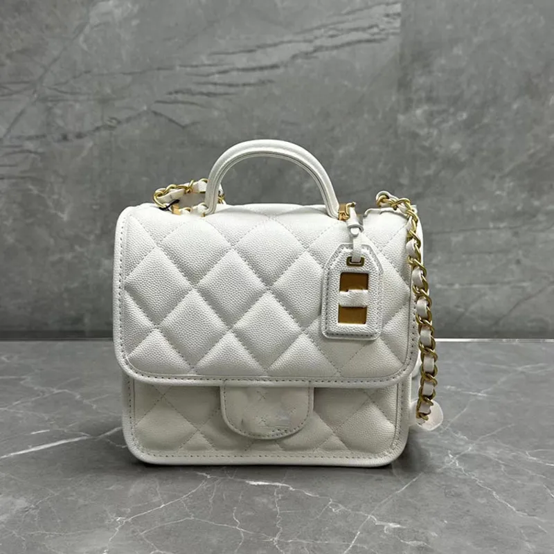 sac de créateur de luxe le sac fourre-tout femmes mode rétro sacs à bandoulière losange caviar bracelet en métal en cuir de haute qualité avec sac à main de style classique