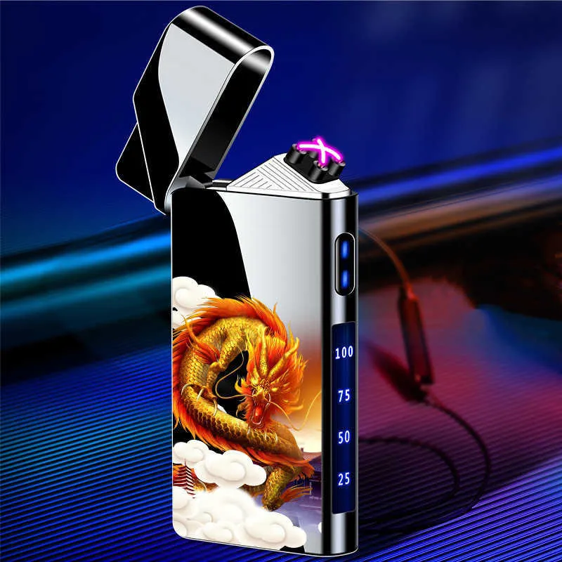 Accendino USB Senza Fiamma Al Plasma Elettrico In Metallo Display Digitale  Antivento Esterni Touch Sensing Regalo Insolito LHDT Da 0,85 €