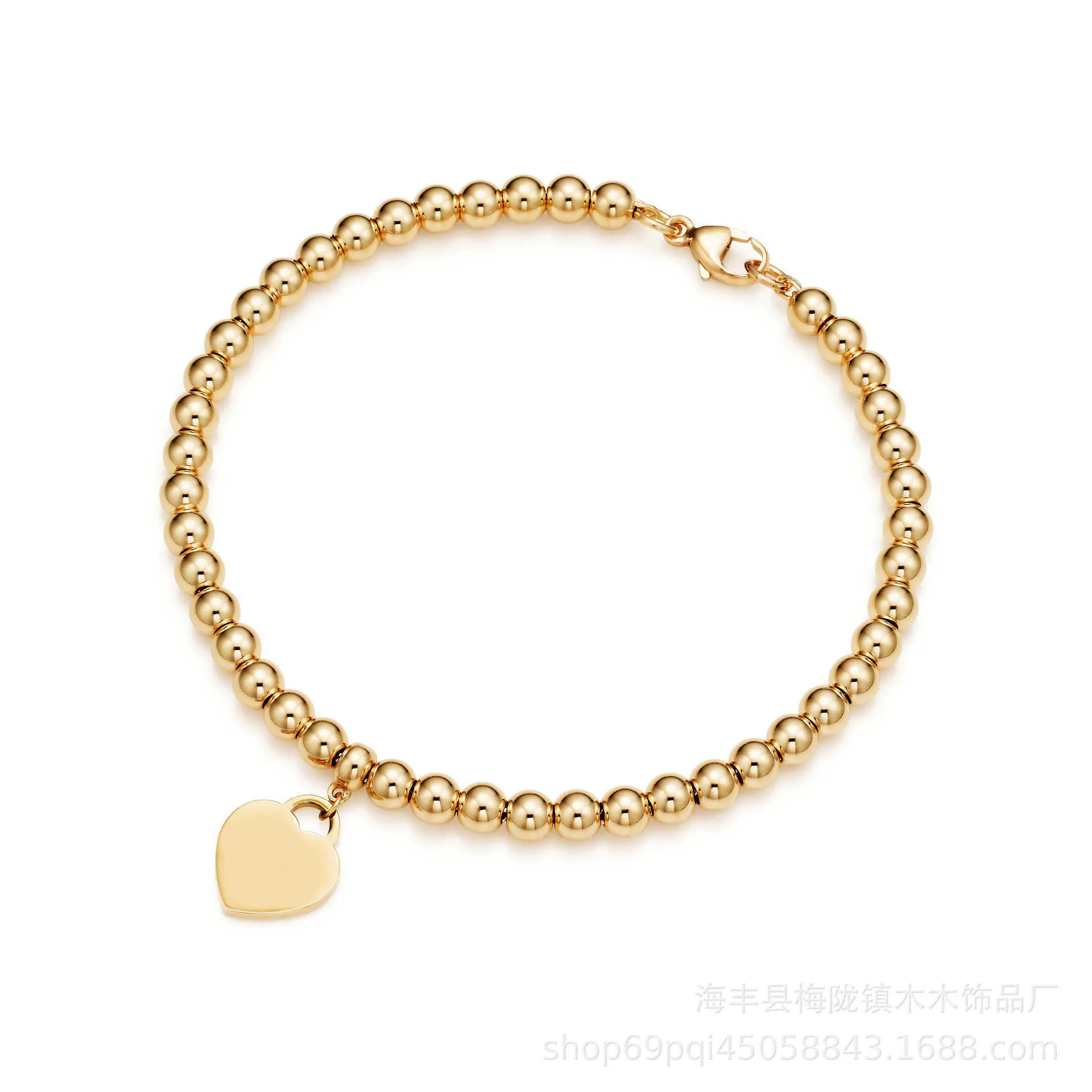 Original brand TFF Di style love pearl bracelet Street rose gold With 9BWZ