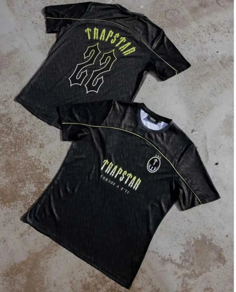 Designer Tees Trapstar T-shirts voor heren Street Fashion Brand Gradient Sports Basketbalshirt met korte mouwen Soccer Tee Mesh Training Design of motion56