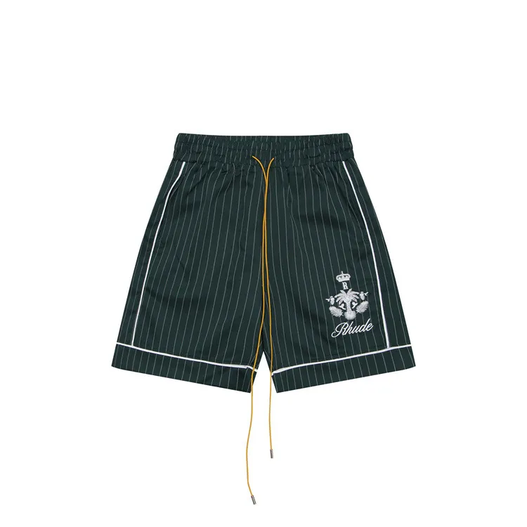 shorts rhude shorts pour hommes shorts de créateurs pantalons shorts de bain shorts de plage cordon de serrage shorts légers lâches hommes broderie micro label hip-hop pantalons stretch