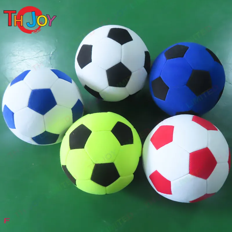 Balloon 5 Pieceslot Multi Color 20cm Soccer Ball Foot Dart Games Ierable Sticky Football for Dartboard Free Hand Pump 230621