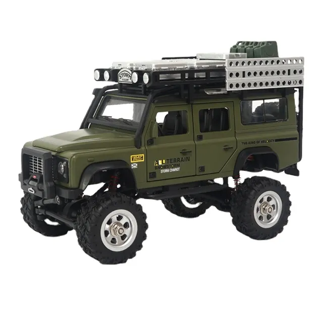 Chiger RC Araba 1/28 2.4G 4WD Tırmanma Araba Uzaktan Kontrol Off-Road Aracı Alaşım Metal Araba Elektrik Kamyonu Işık RTR Oyuncakları Hediye