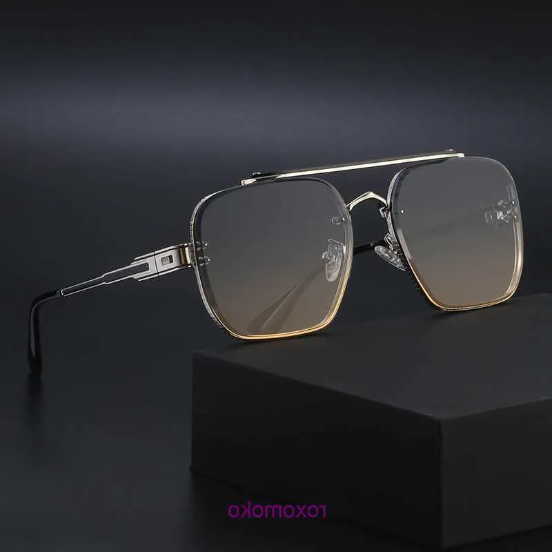 Top Original wholesale Dita sunglasses online store Metal double beam women's shades cut edges sunscreen Sunglasses men's driving WCO