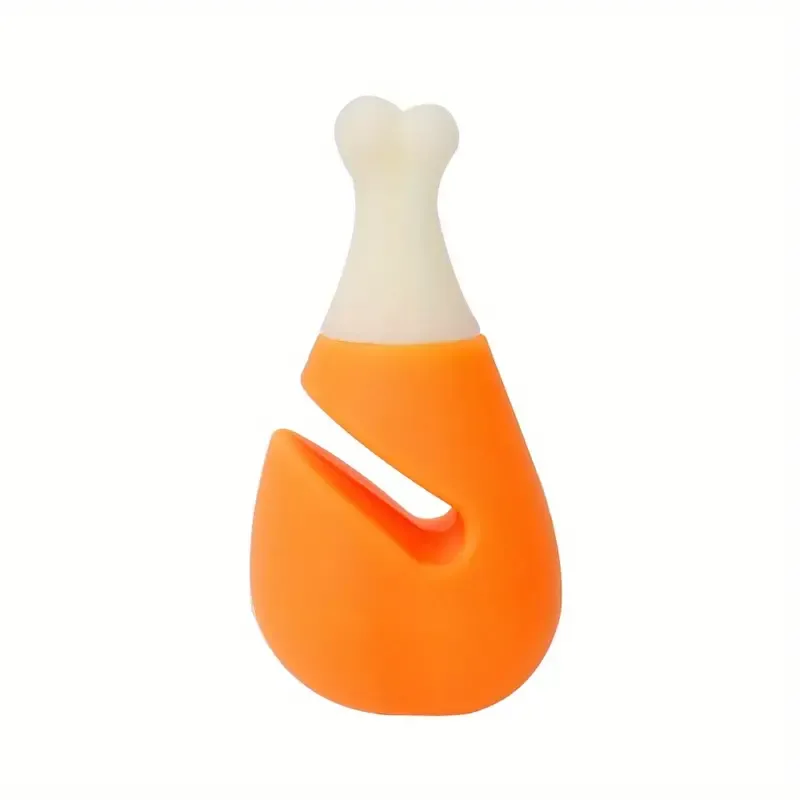1pc creative cute small chili carrot chicken leg shape pot cover heightening silicone spill prevention kitchen practical details 10