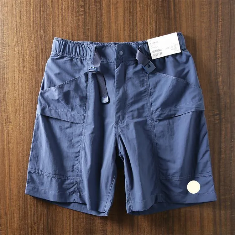 Designers Mens Summer Casual Pants Nylon Side Pockets Technical Utility Belt Quick Dry Shorts