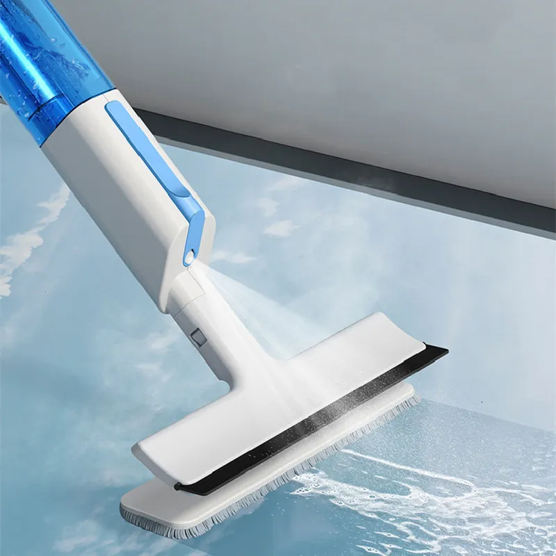 Mops Spray Mop Cleaning Wiper Floor Squeeze Facile da drenare Gadget Lavaggio ad acqua Spazzola per finestre con spruzzatore Flat Rotating Home Magic Rag 230621