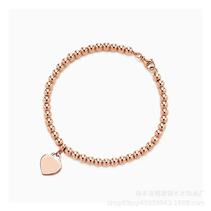 Original brand TFF Di style love pearl bracelet Street rose gold