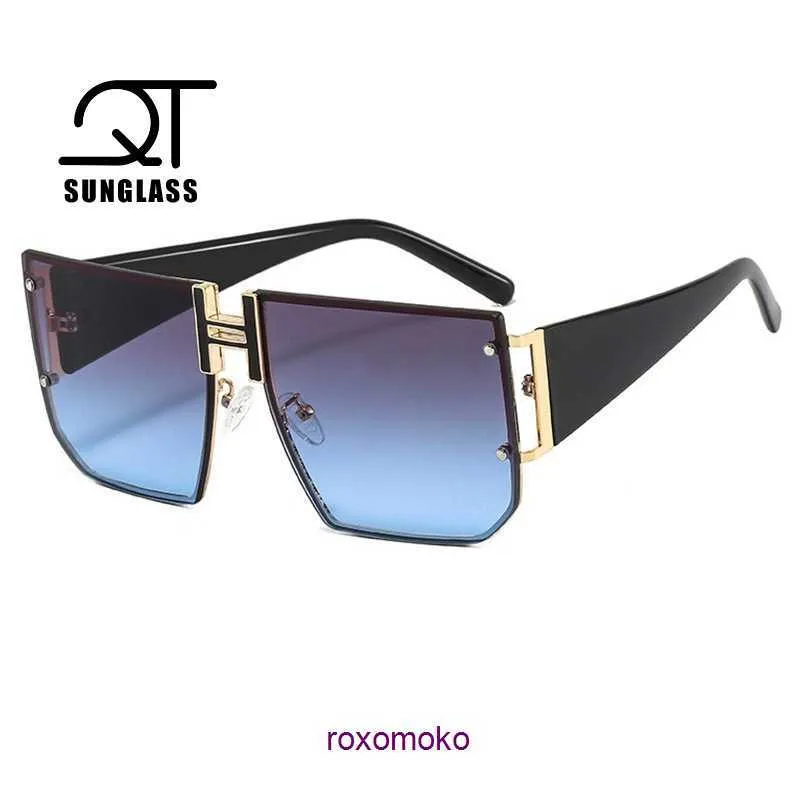 8A occhiali da sole da casa Designer H di qualità in vendita 2023 New Metal Fashion Ins Style Occhiali da sole da donna Protezione solare da uomo con confezione regalo