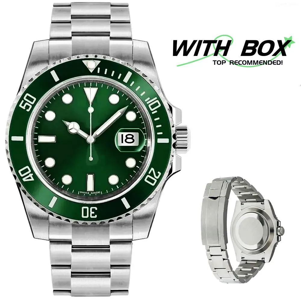 Bioceramic Submariner Luxury Automatic Watch for Men with Luminous Display
