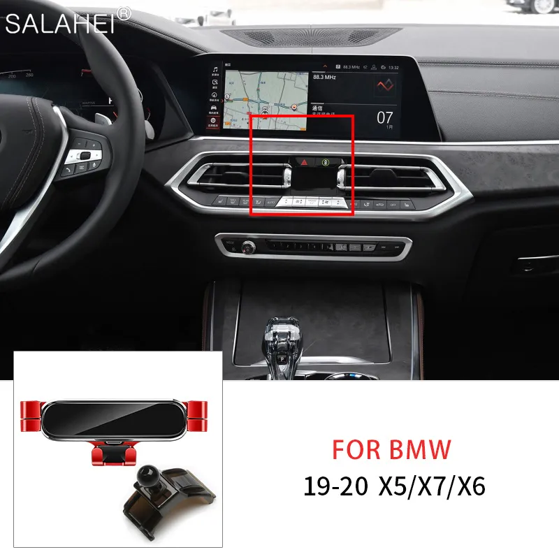 Supporto per telefono cellulare per auto per BMW G05 G06 G07 per BMW X5 X6 X7 G05 G07 2019-2020 Supporto per clip per presa d'aria Supporto per cellulare Supporto GPS