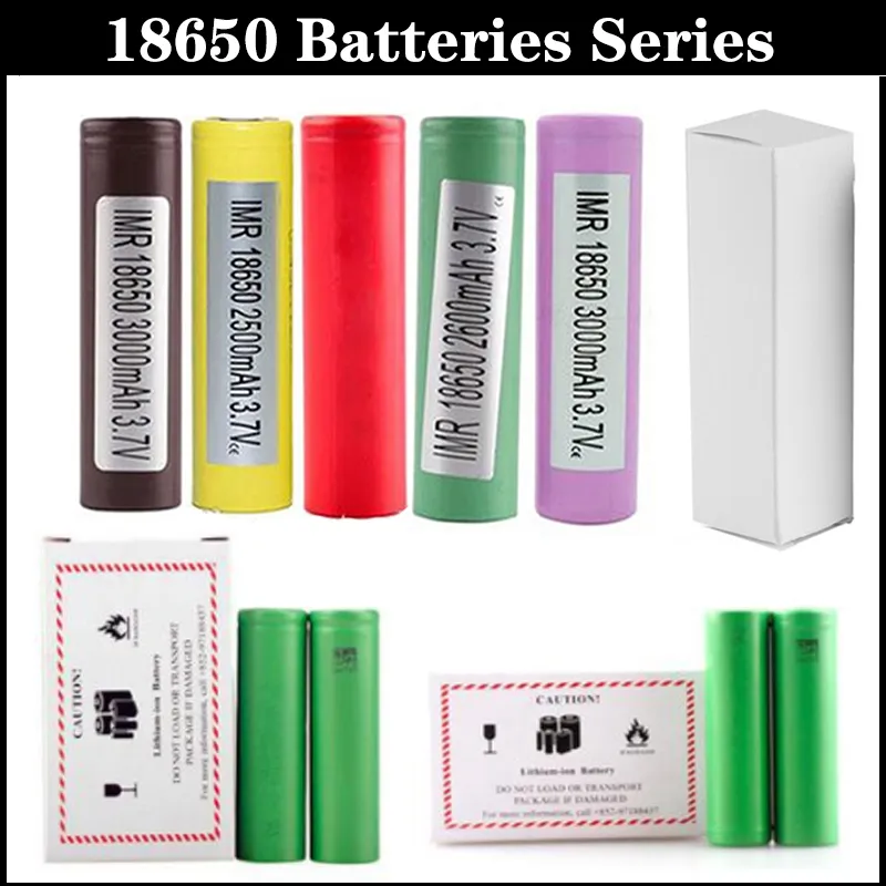 Alta qualidade inr18650 25r hg2 30q vtc6 3000mah he2 he4 2500mah vtc5 18650 bateria mod bateria de lítio recarregável