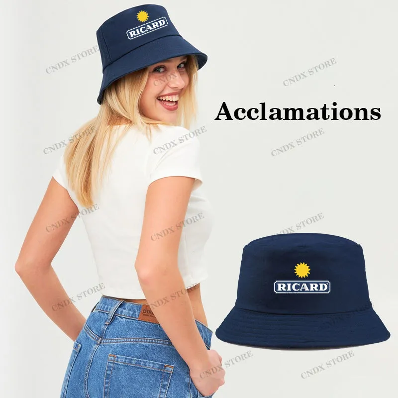 Caps Hats Summer Reversible RICARD Bucket Hats Unisexe Man Women