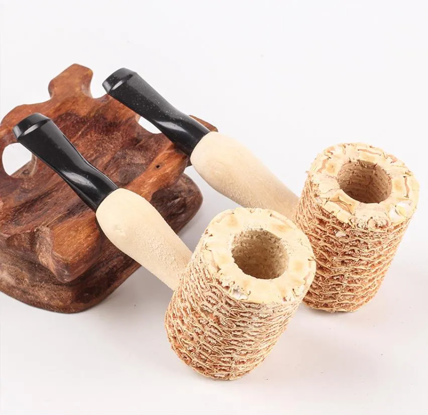 Smoking Pipes Corn Pipe, 3mm Flue, Domestic Natural Corn Cob Pipe And