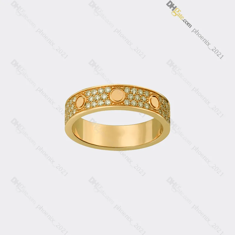 anello di design per donna anello d'amore Anello in acciaio al titanio con pavé di diamanti Anello in oro anallergico placcato in oro che non sbiadisce mai; Negozio 21621802224b