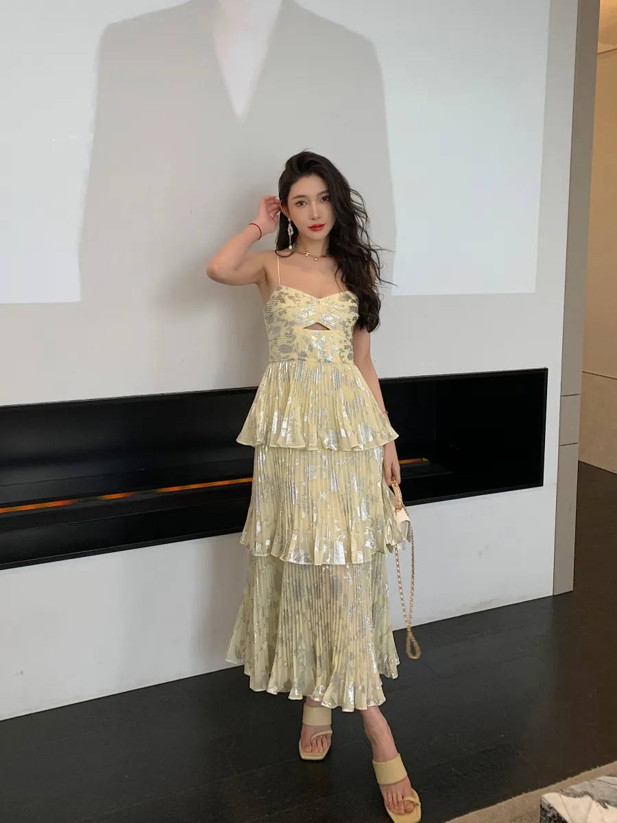 Vestido De Novia Sin Tirantes De Gasa: Elegante Vestido De Correa