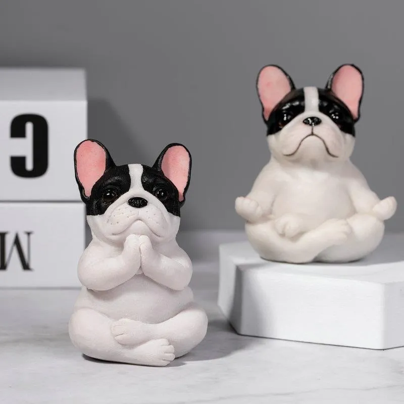 Oggetti Decorativi Figurine Yoga Meditazione Bulldog Stampi In Silicone  Bulldog Francese Cioccolato Stampo Meditazione Pug Candela Sapone Stampo  Fatto A Mano 230621 Da 16,29 €