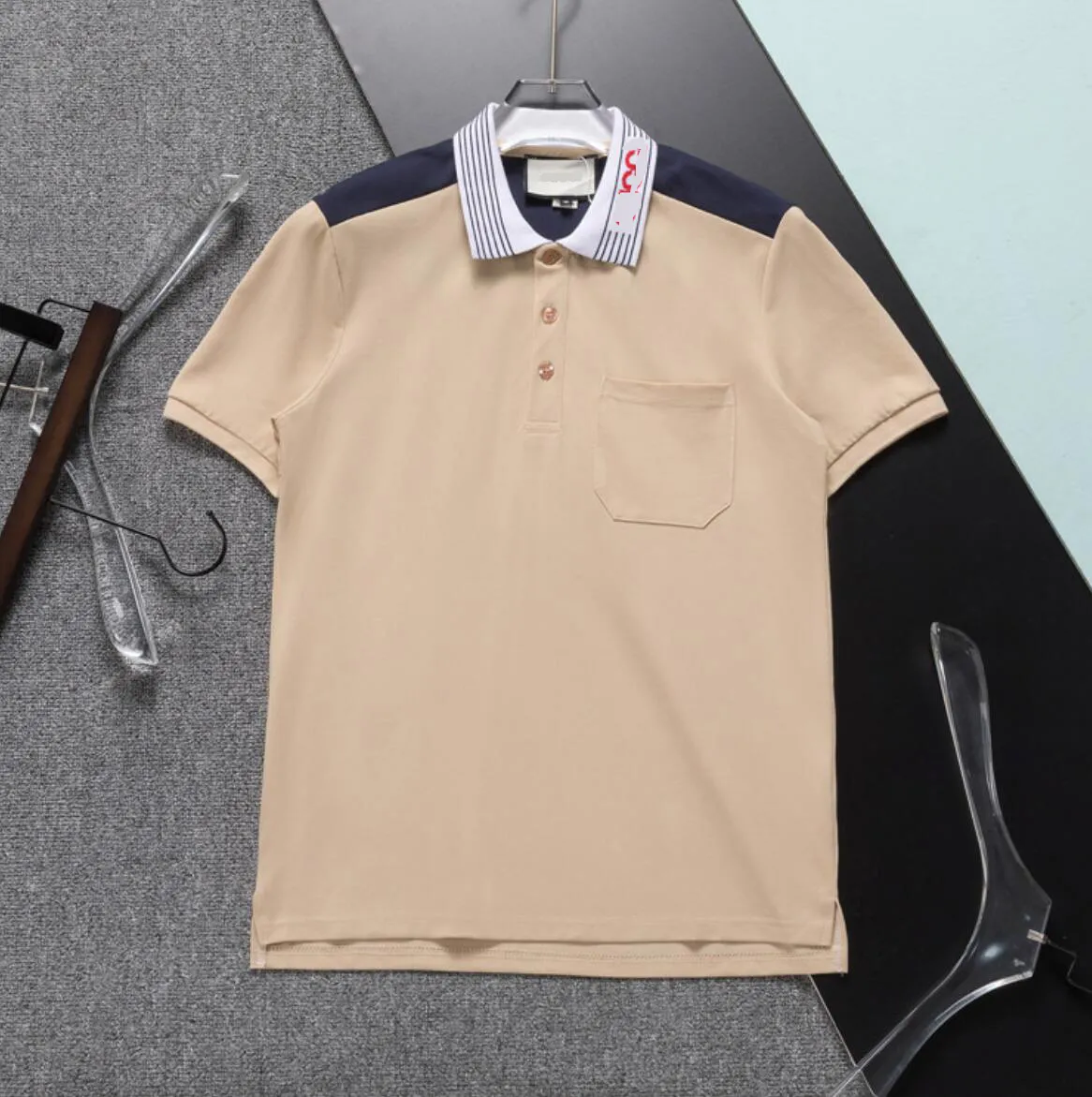 Polos de polos masculinos Camisas de trabalho lapão impressão masculina casual manga curta Cloacado Roupas 2023 Tops de moda