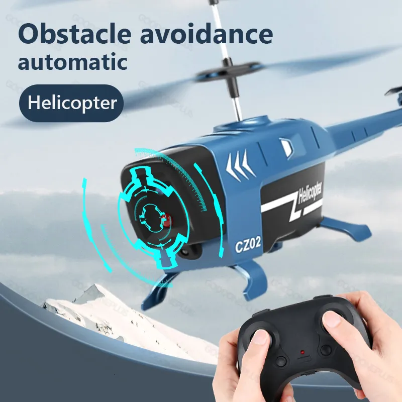 ElectricRC Aircraft Rc Helicopter 3.5Ch 2.5Ch Rc Plane 2.4G Rc Helicopters for Adults Hindernisvermeidung Electric Airplane Flying Toys for Boys 230621